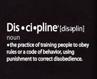 discipline t shirt